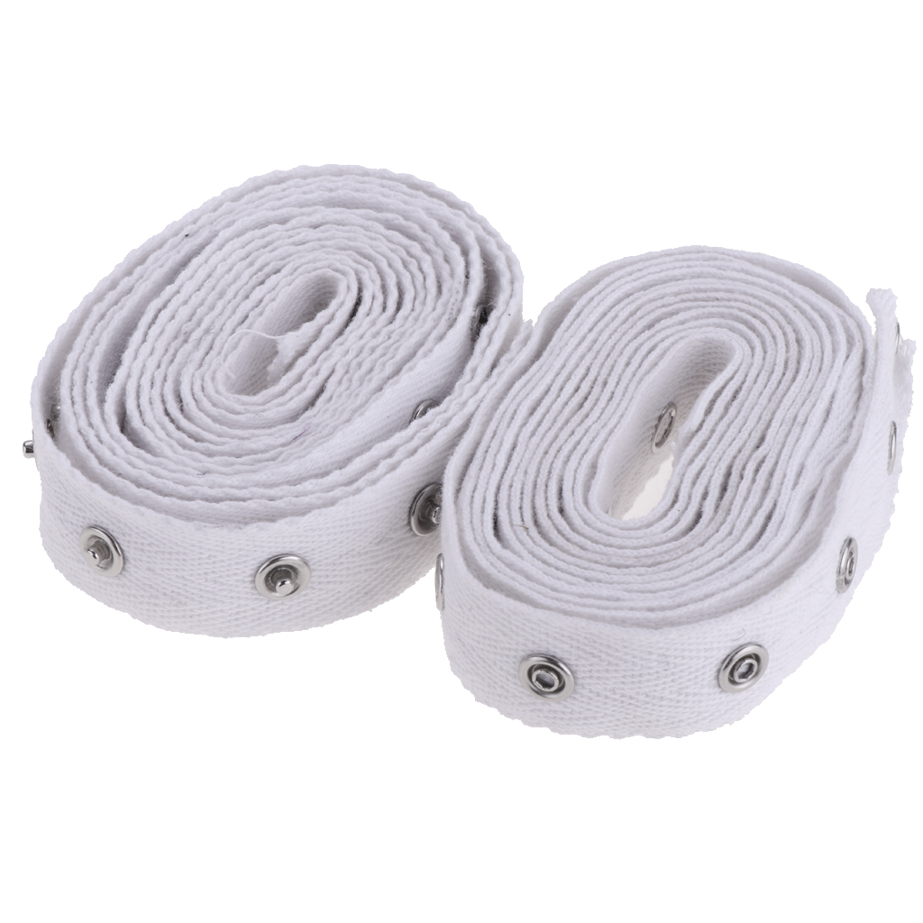2 Yards 20mm Silver Metal Snap Buttons Tape DIY Sewing Craft Supply Fastener