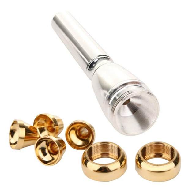 Accessori Tromba Ottone Bocchino Tromba 7C Dorato - Per Principianti E Scuole Di Musica Bocchino Strumento Musicale - 10
