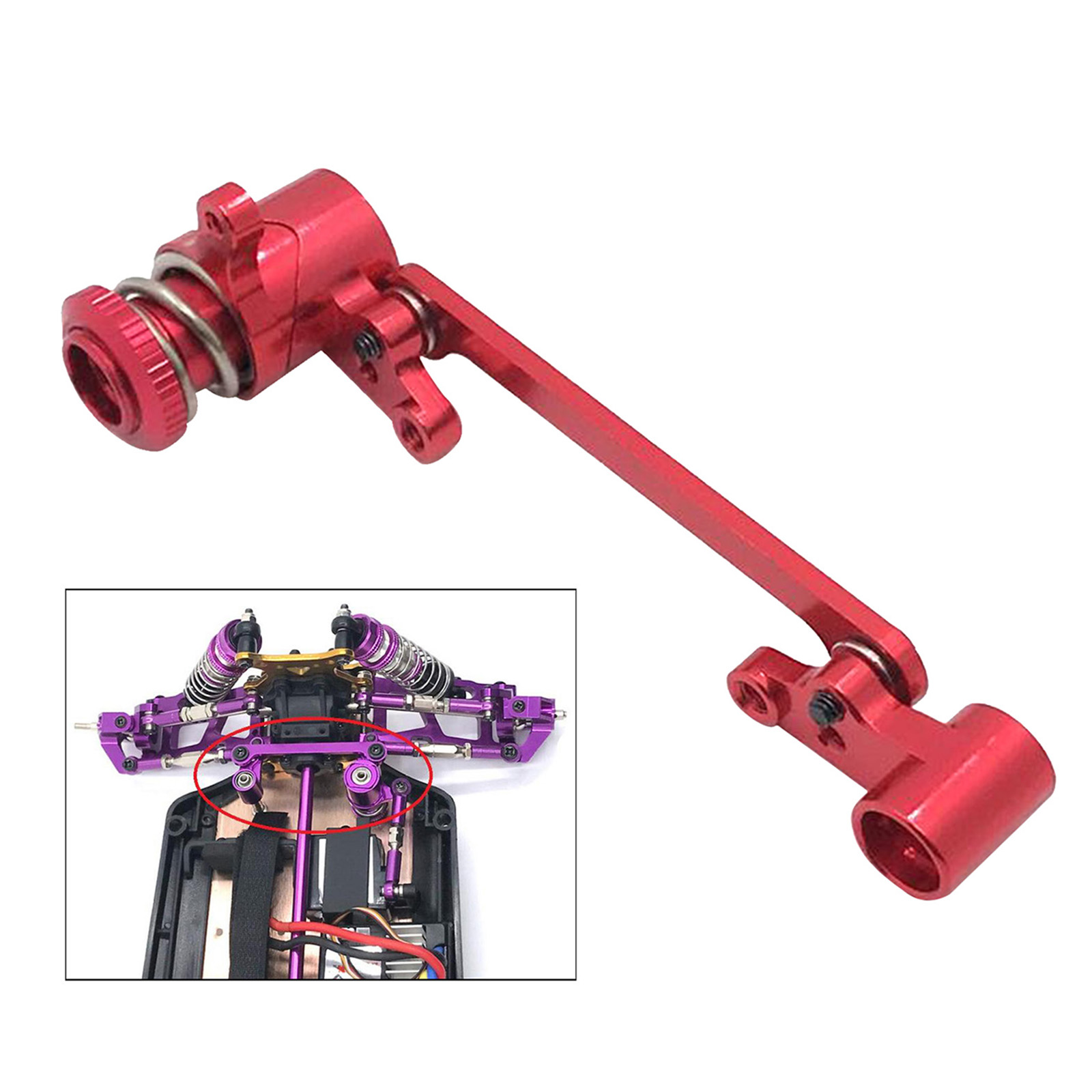 WLtoys 1:12 124018 124019 1:14 144001 RC car upgrade parts Metal Steering group assembly set