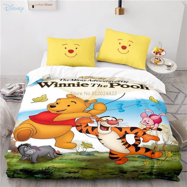 Disney Winnie The Pooh Zippered Throw Pillow COVER 18 x 18