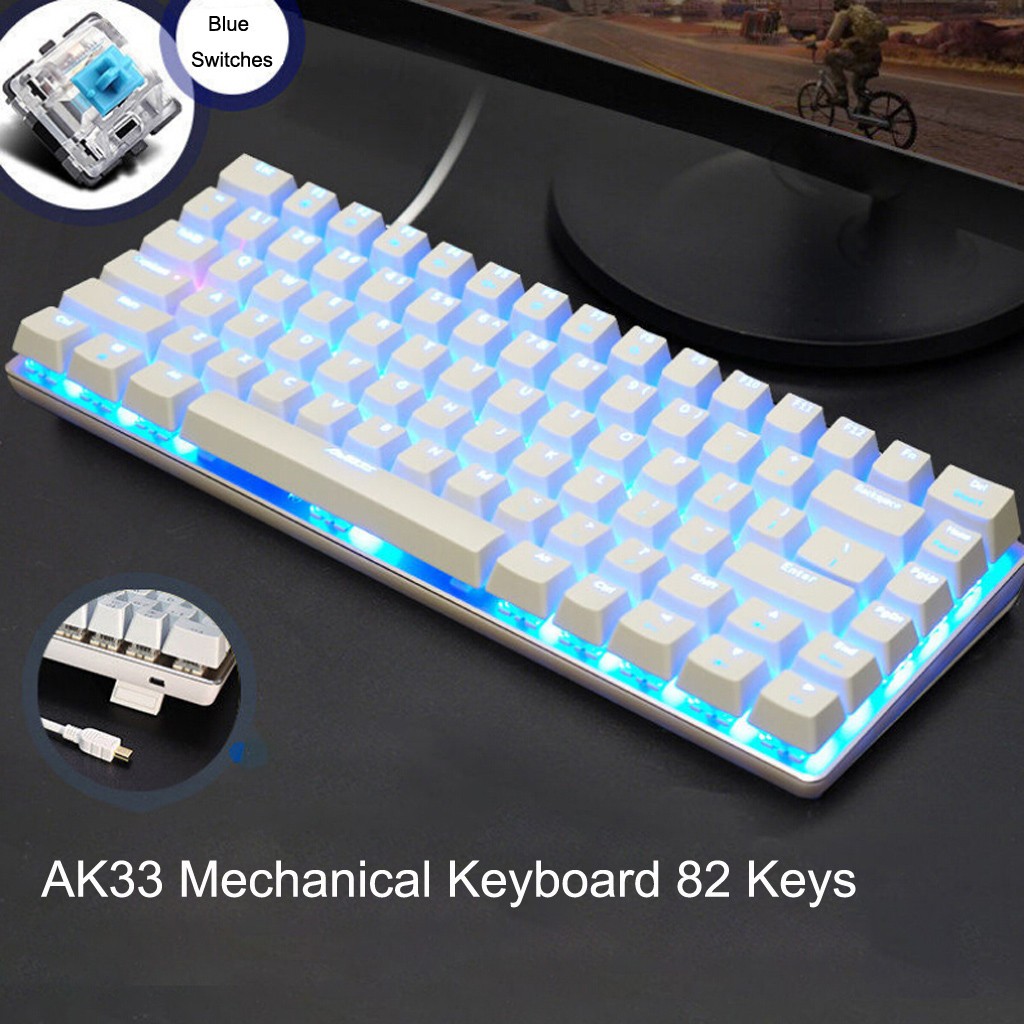 keyboard blue colour