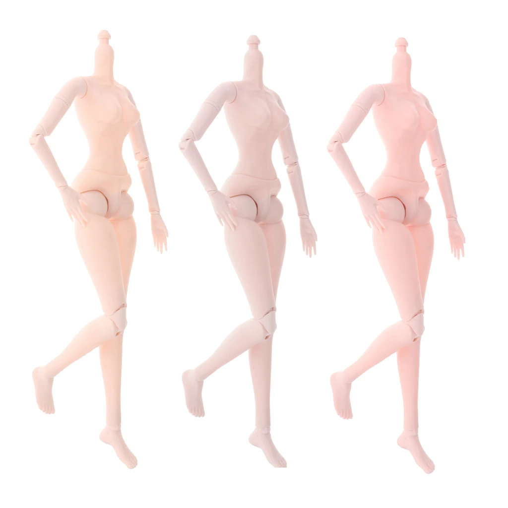 60cm 21 Joints Nude Body Part No Head For 1/3 BJD Doll Accessory