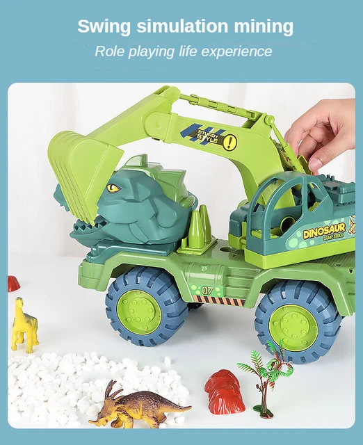 Caminhão Dinossauro, brinquedo superdimensionado para carro