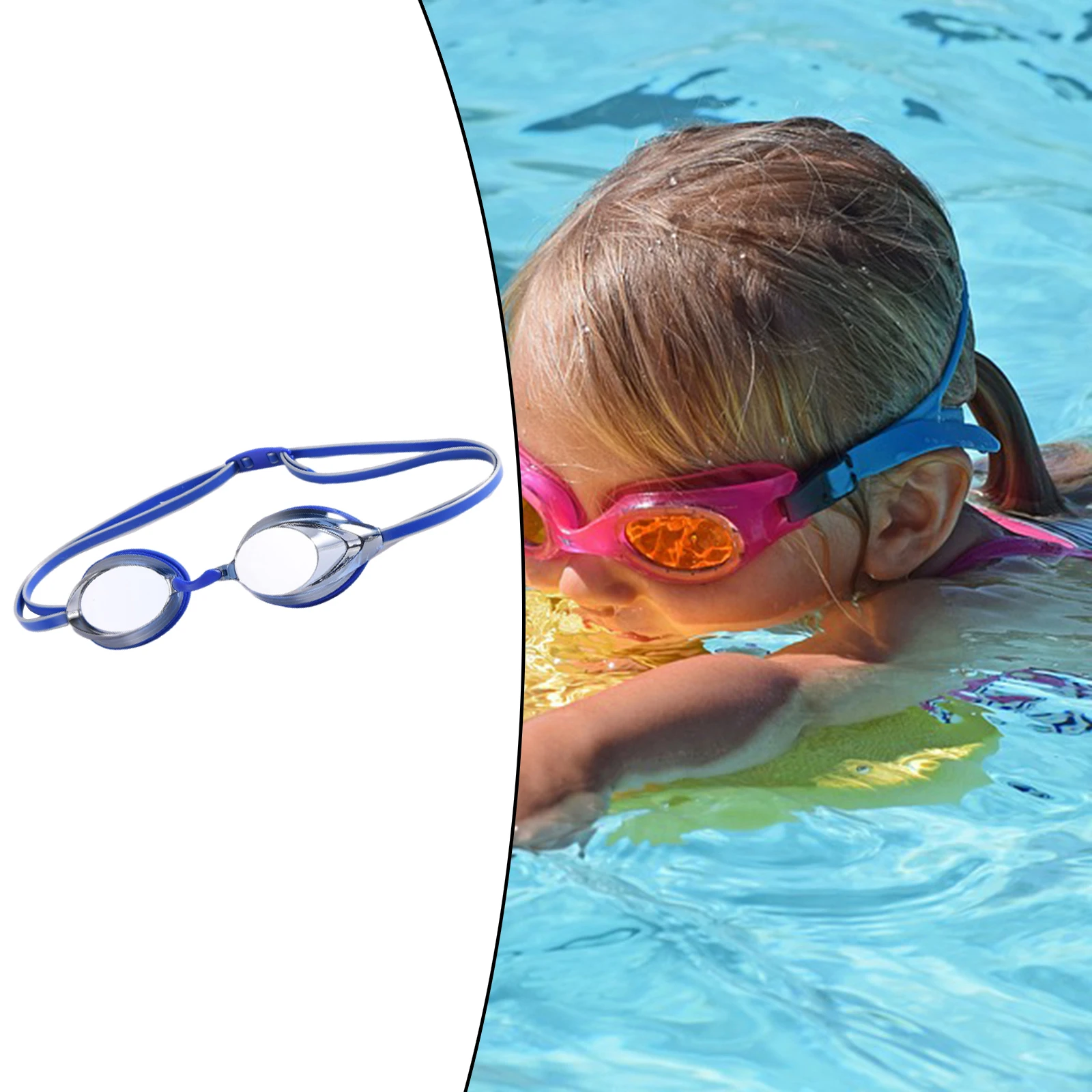 Water Glasses Professional Swimming Goggles Adults Waterproof Swim UV Protection Anti Fog Adjustable Glasses Water Sports Pool