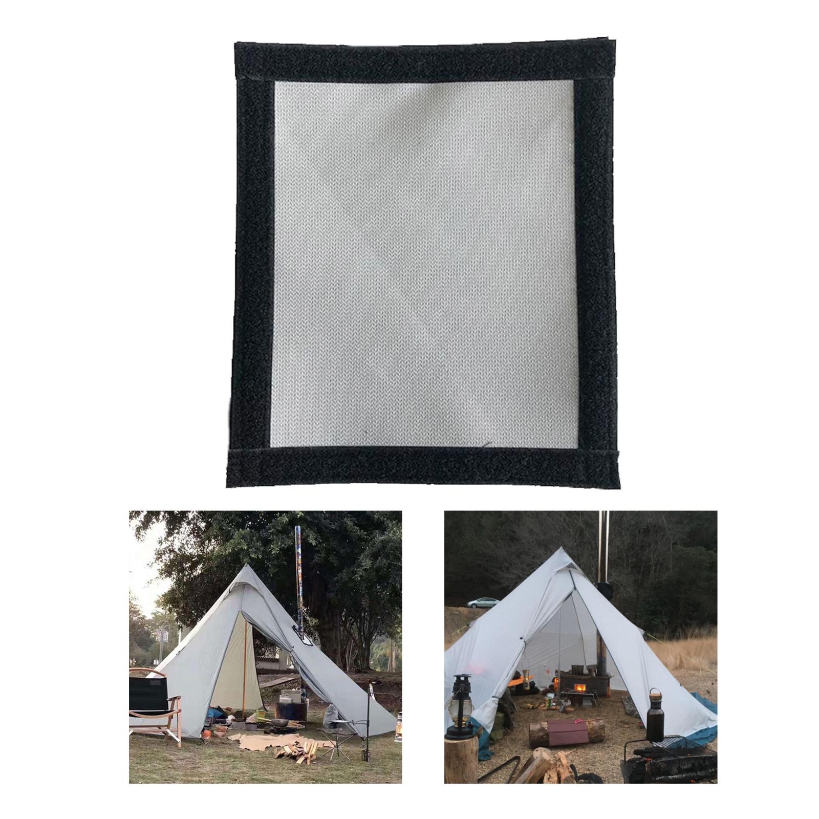 Stove Fire Pipe Ring Tent Wood Fire Stove Smoke Anti-scalding Ring Prevent the Tent from Being Burned