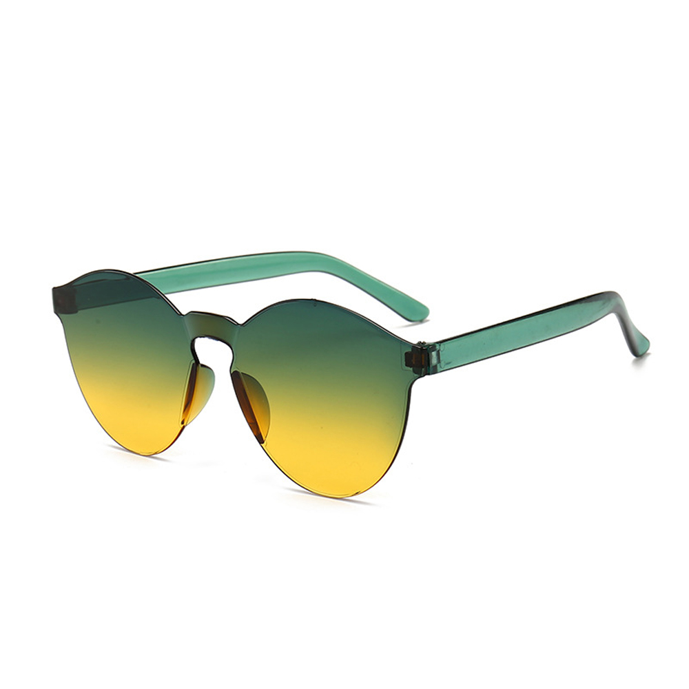 MUSELIFE Einteilige rahmenlose Sonnenbrille Damen Großhandel Mode Farbsonnenbrille Bonbonfarbene Brille Top Trendige Brillen – Detail 20