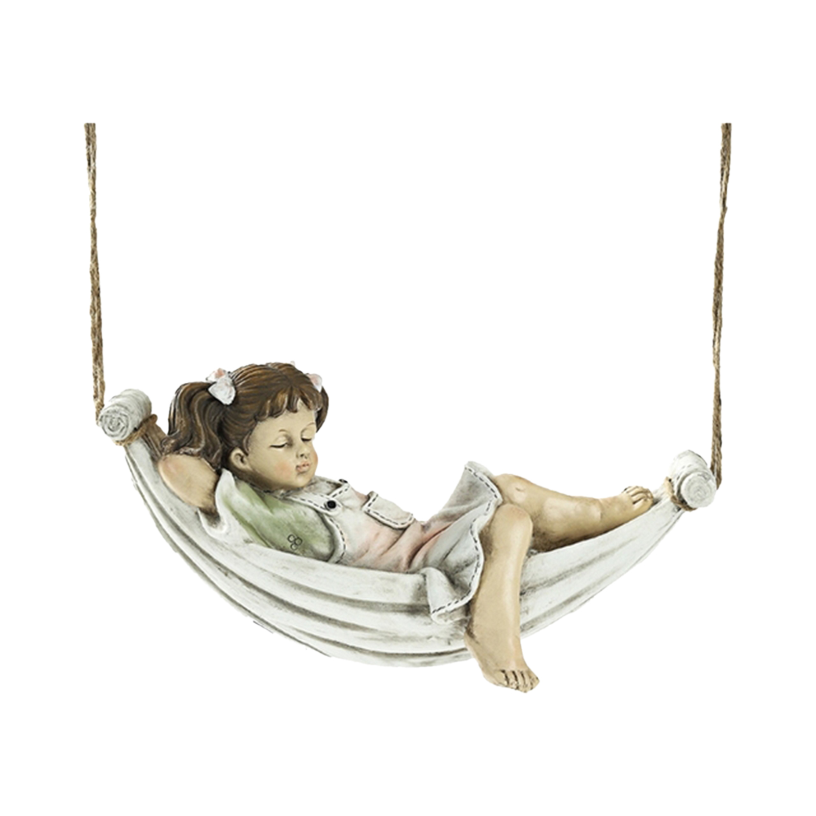 Outdoor Tree Hanging Statue Garden 28.5cm Figurine Weatherproof Pond Craft
