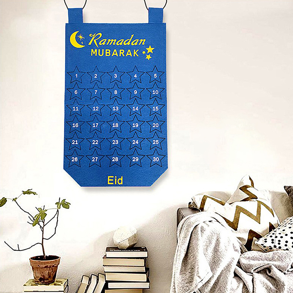 1PC Lesser Bairam  Calendar Hanging Mubarak  Calendar Pendants Wall Calendar