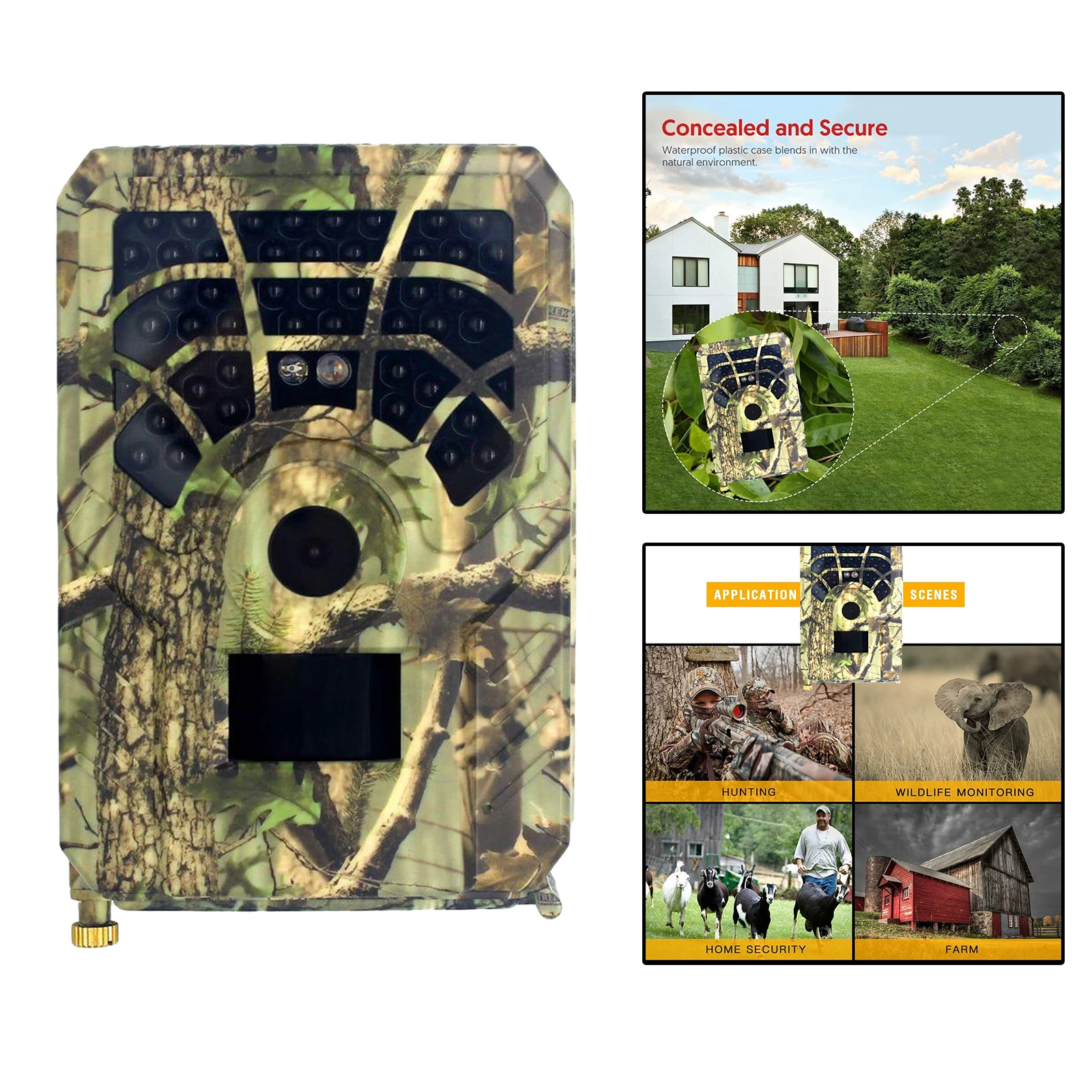 HD Hunting Camera Animal Wildlife Scouting Trail Game Cam Night Vision