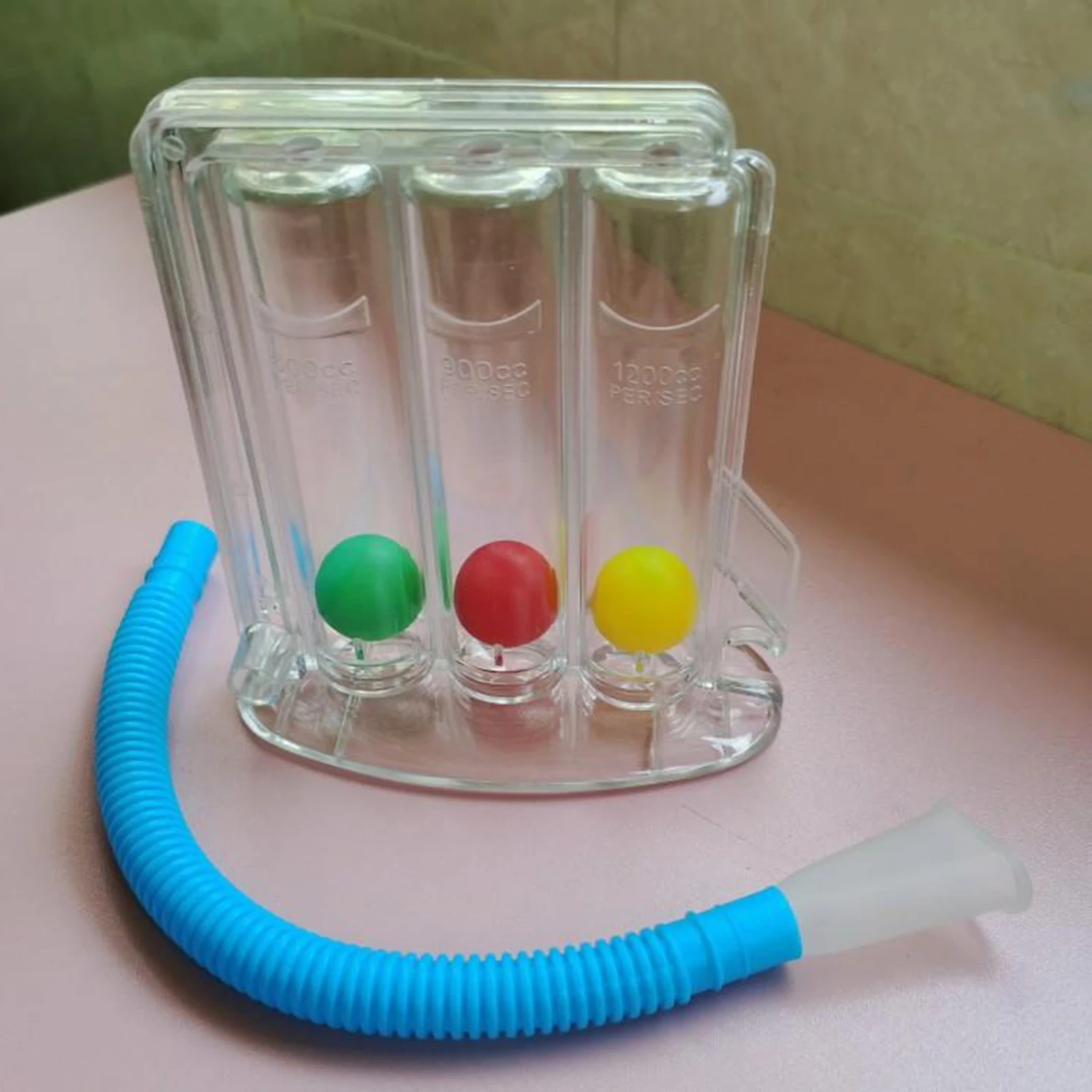 Three-ball Breathing Trainer Incentive Spirometer Lung Breathing Exerciser