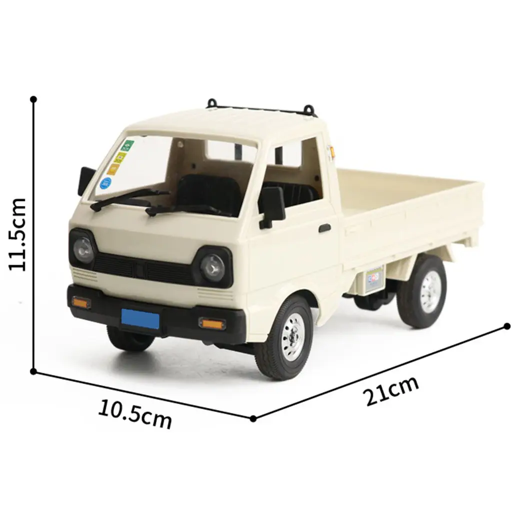 RC Car WPL D12 Mini RC Truck 1/16 Truck 4WD Electric Hobby Toy for Kids Adults 