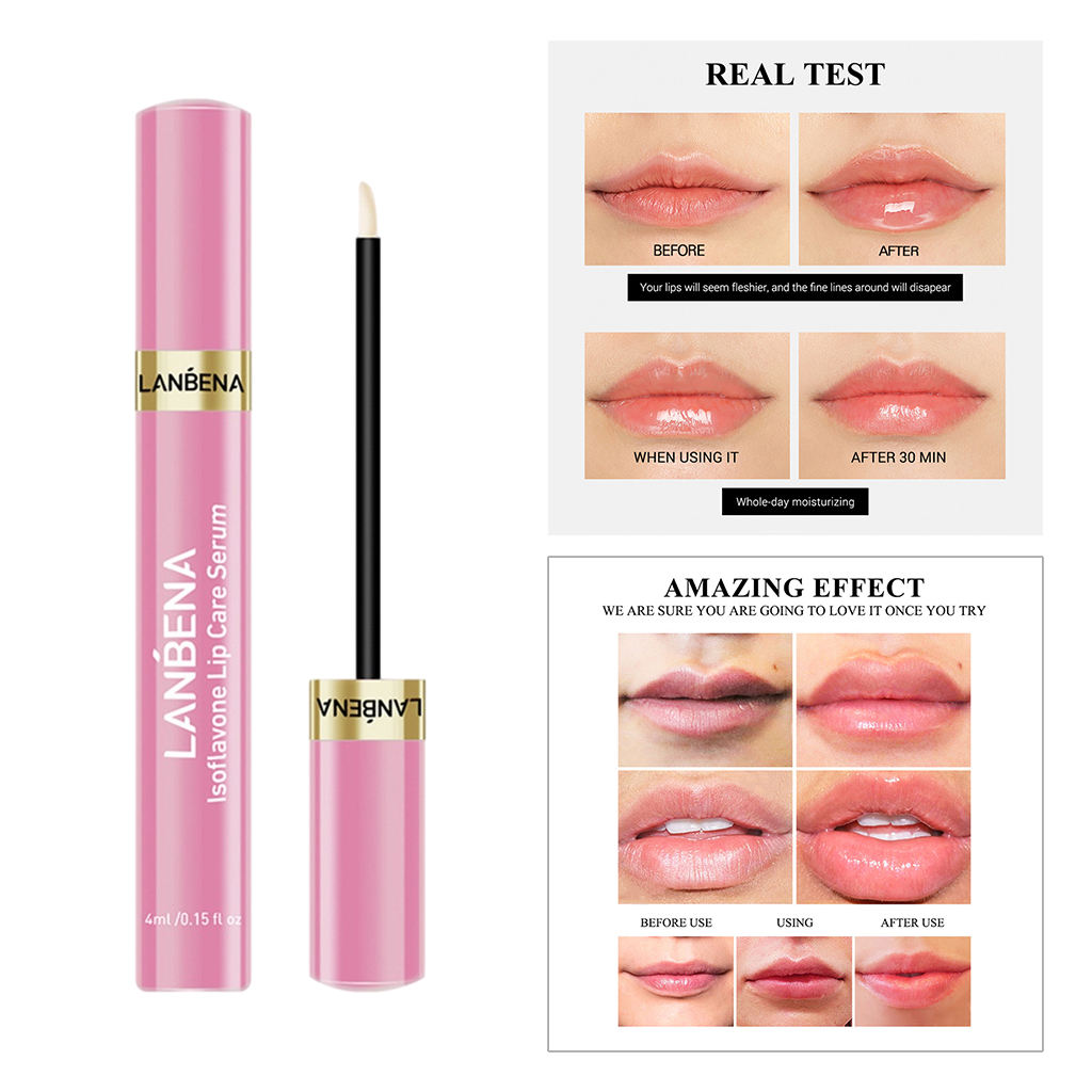 1 Piece Lips Serum Repairing Plumper Promote Luster Resist Aging for Lips Care Travel lips Serum  Gifts For Womens