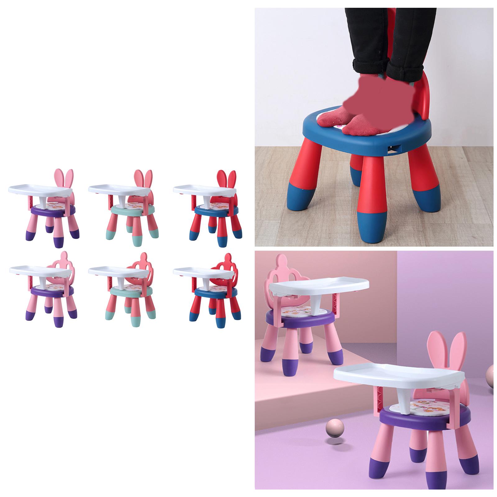 Baby Feeding Chair Sounding Seat Dining Table Easy Clean Foot Stool for Toddler Chair