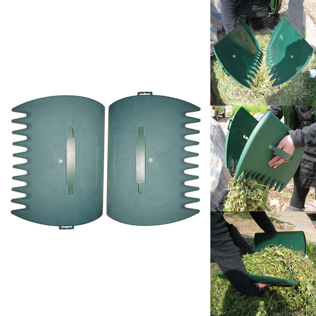 Rastrello per foglie da giardino artigli per prato foglie da giardino scoop  rastrello a mano morsetti per foglie da esterno per foglie detriti e  rifiuti da prato - AliExpress