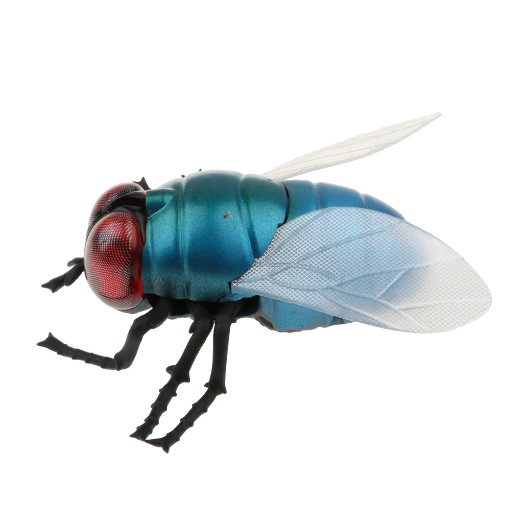 Fun Infrared Remote Control Mock Fake Fly Simulation Animal RC Toy Prank Insects Joke Scary Trick Bugs for Party Game