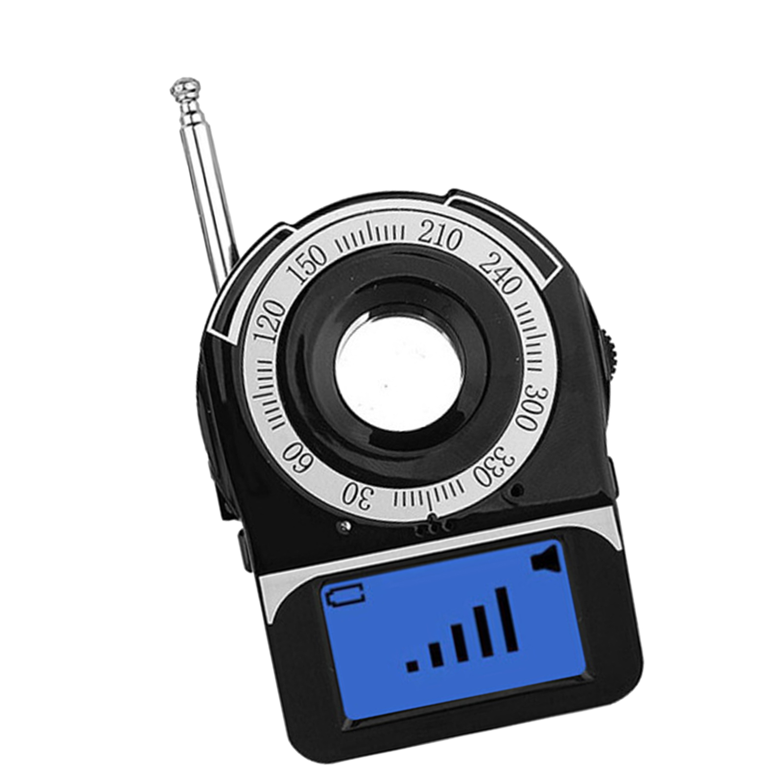 Camera Detectors Anti Theft Alarm GPS Signal Lens RF Tracker Pocket Sized GPS Scanner RF Detector LED Camera Finder for Bathroom