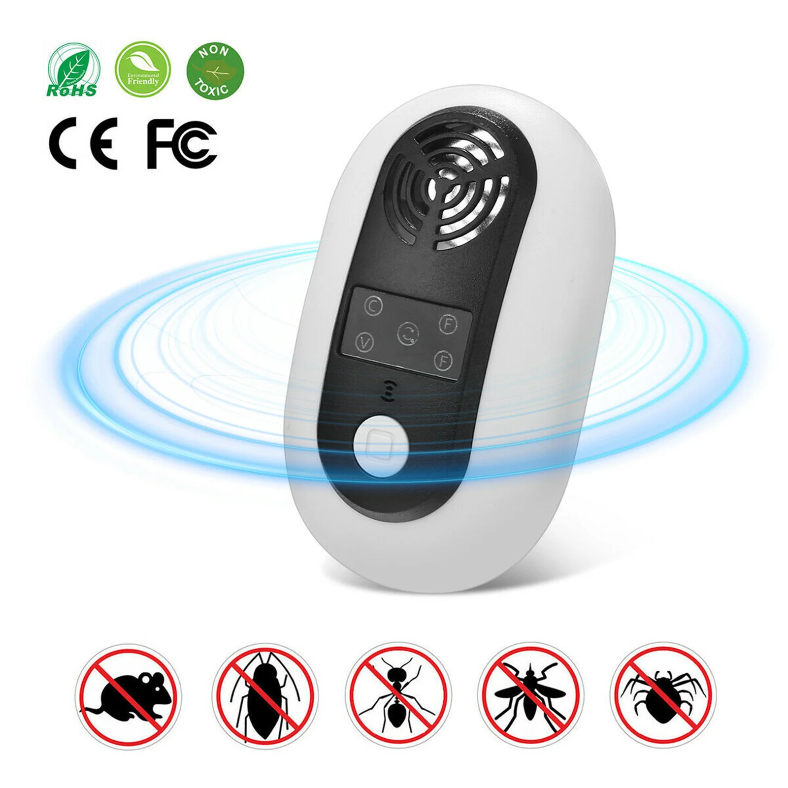 Фактор мыши. Electric Ultrasonic Pest Repeller 4w. Portable Ultrasonic Pest Repellent for Pets and people Outdoor Mosquito Repellents Kids.