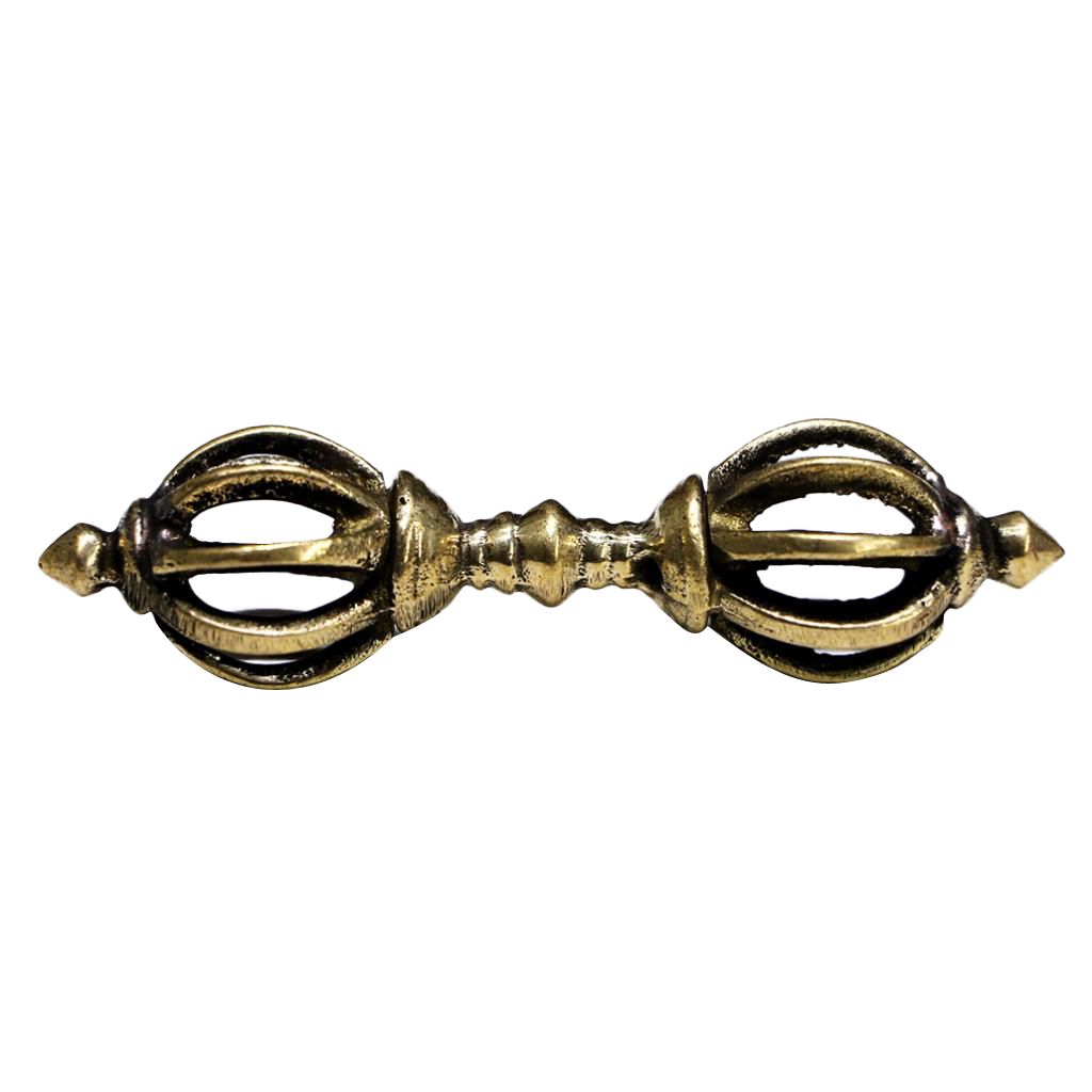 6cm   Tibetan Buddhist Nine Shares Dorje Vajra Pestle JiangMo