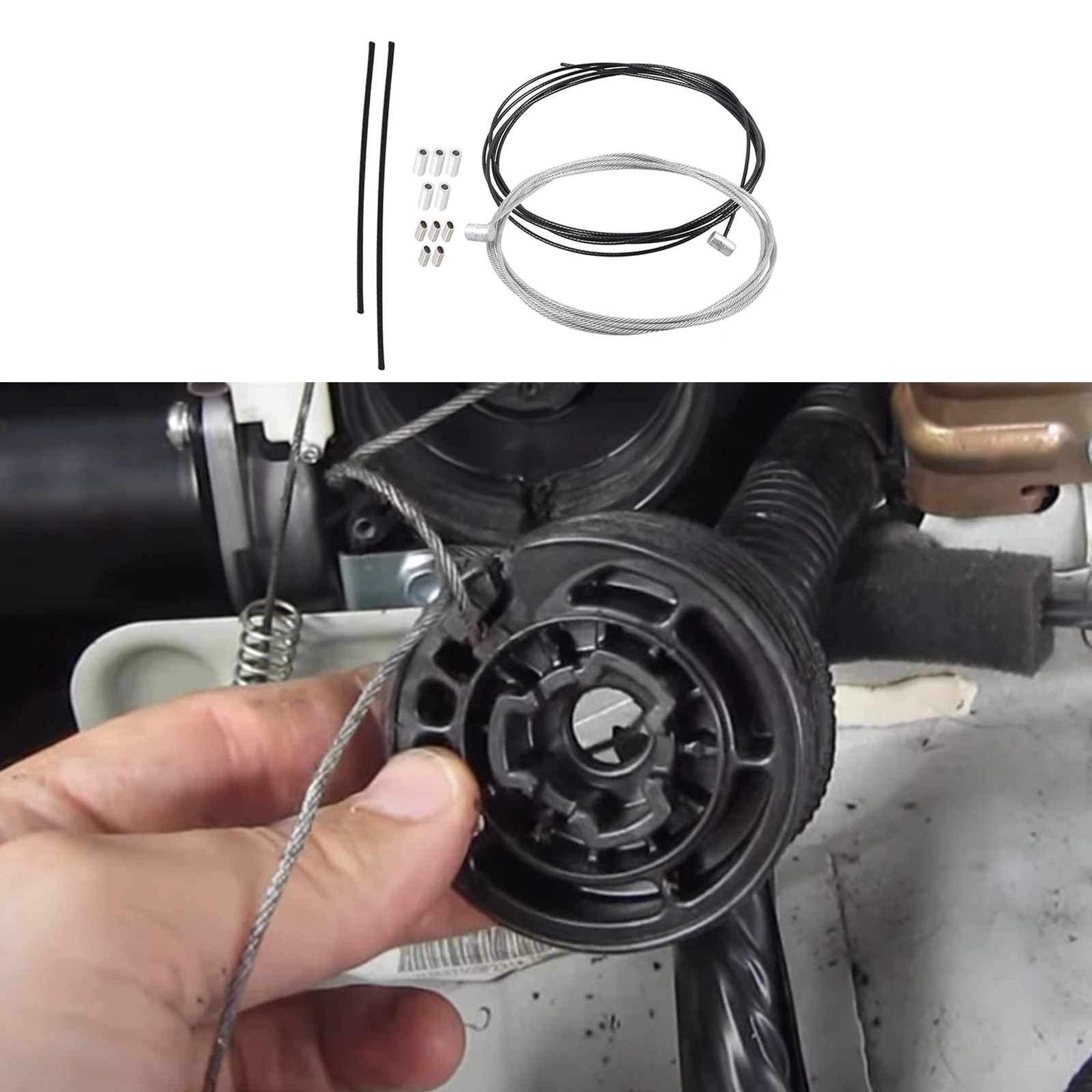 Car Vehicle Sliding Door Cable Repair Kit Replacement for Honda 2011-2017