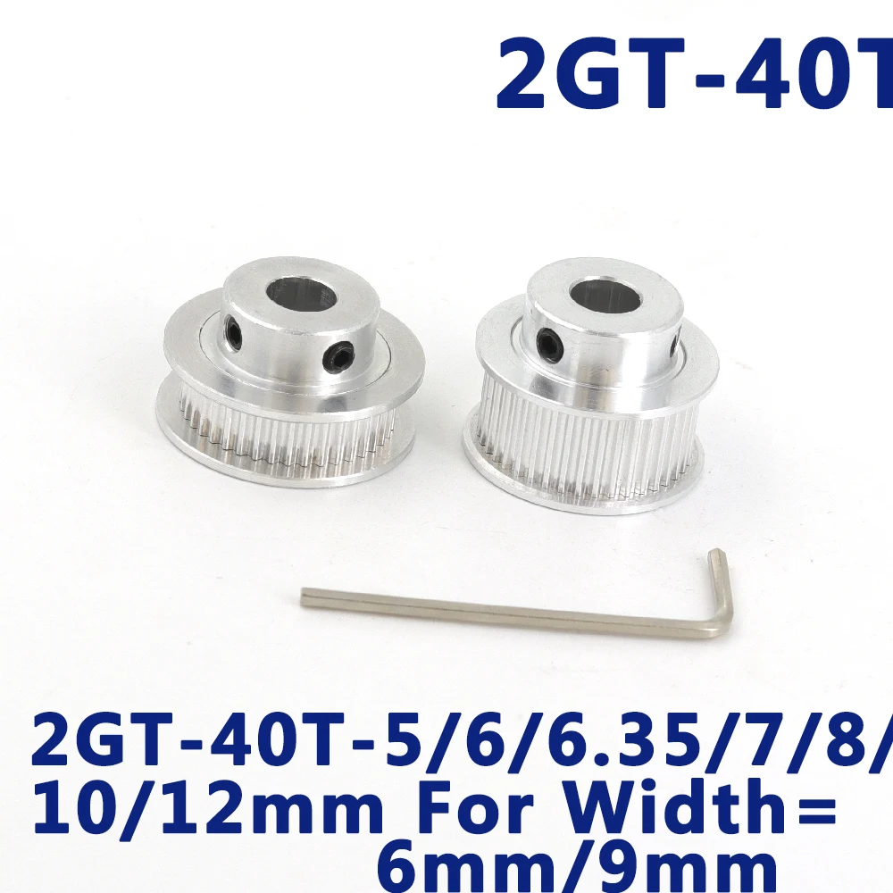 hp plotter printhead 40 Teeth 2GT 2M Timing Pulley Bore 5/6/6.35/7/8/10/12mm for GT2 Synchronous belt width 6/9mm small backlash 40Teeth 40T the print head