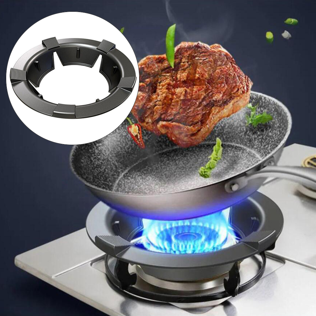 Cast Iron Energy Saving Bracket Gas Stove Cover Disk Windproof Bracket Accessories For Cooker Kitchen