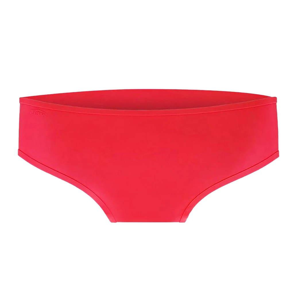 Women`s Swim Trunk Seamless Support Panty Silicone Bikini Bottoms, Bathing Suit,