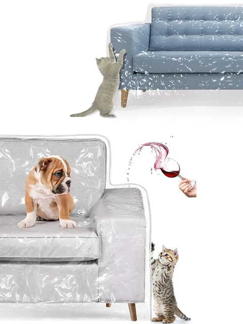  MEMINIM Funda de sofá de plástico para mascotas