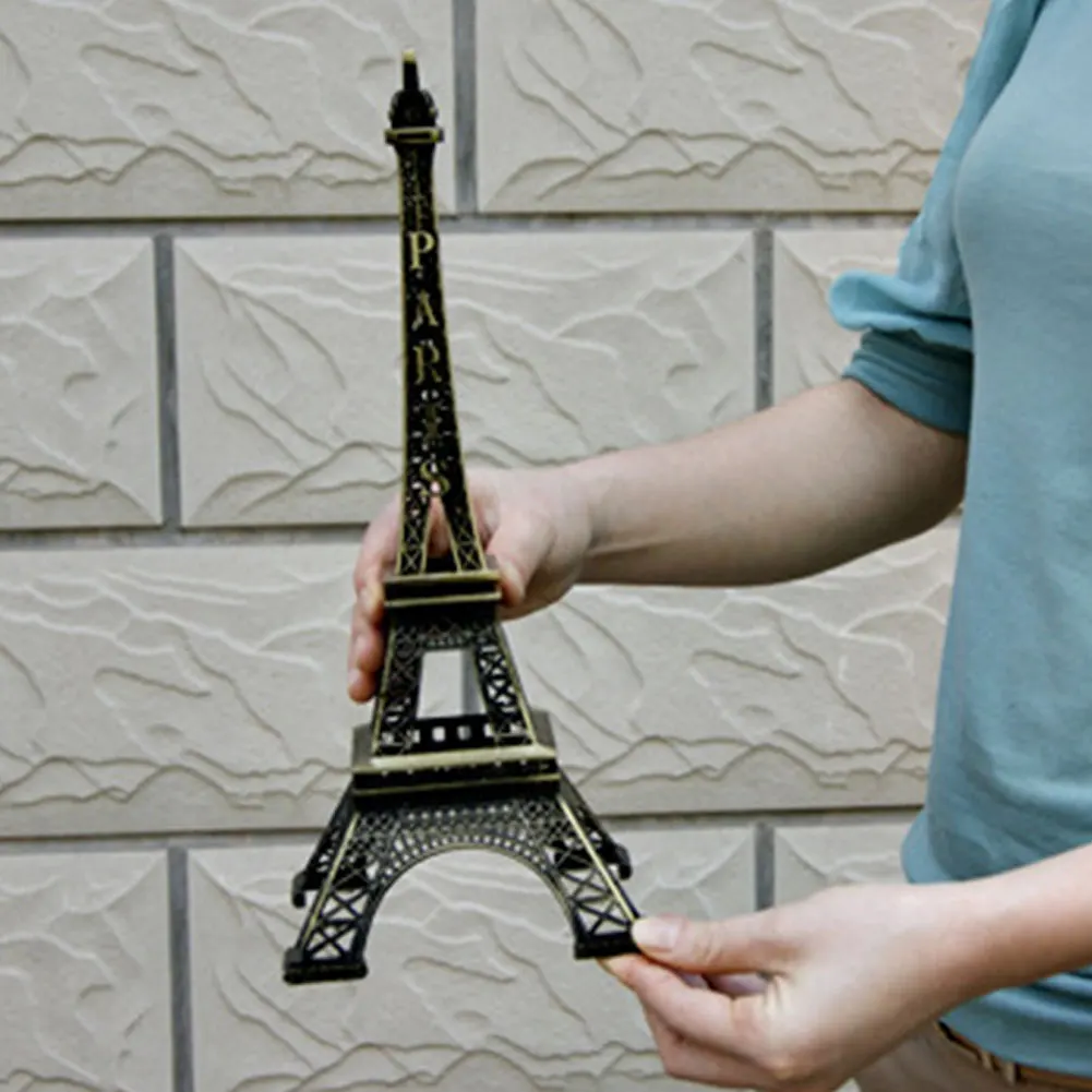 Eiffel Tower Home Greden Furnishing ornaments France tower metal crafts building model of Paris tower decorations mini figurines