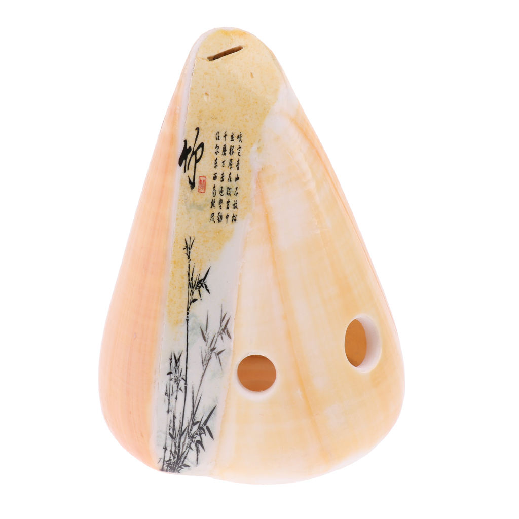 Perfect Tone 8 Holes Ocarina Shell Xun F Key Chinese Traditional Instrument