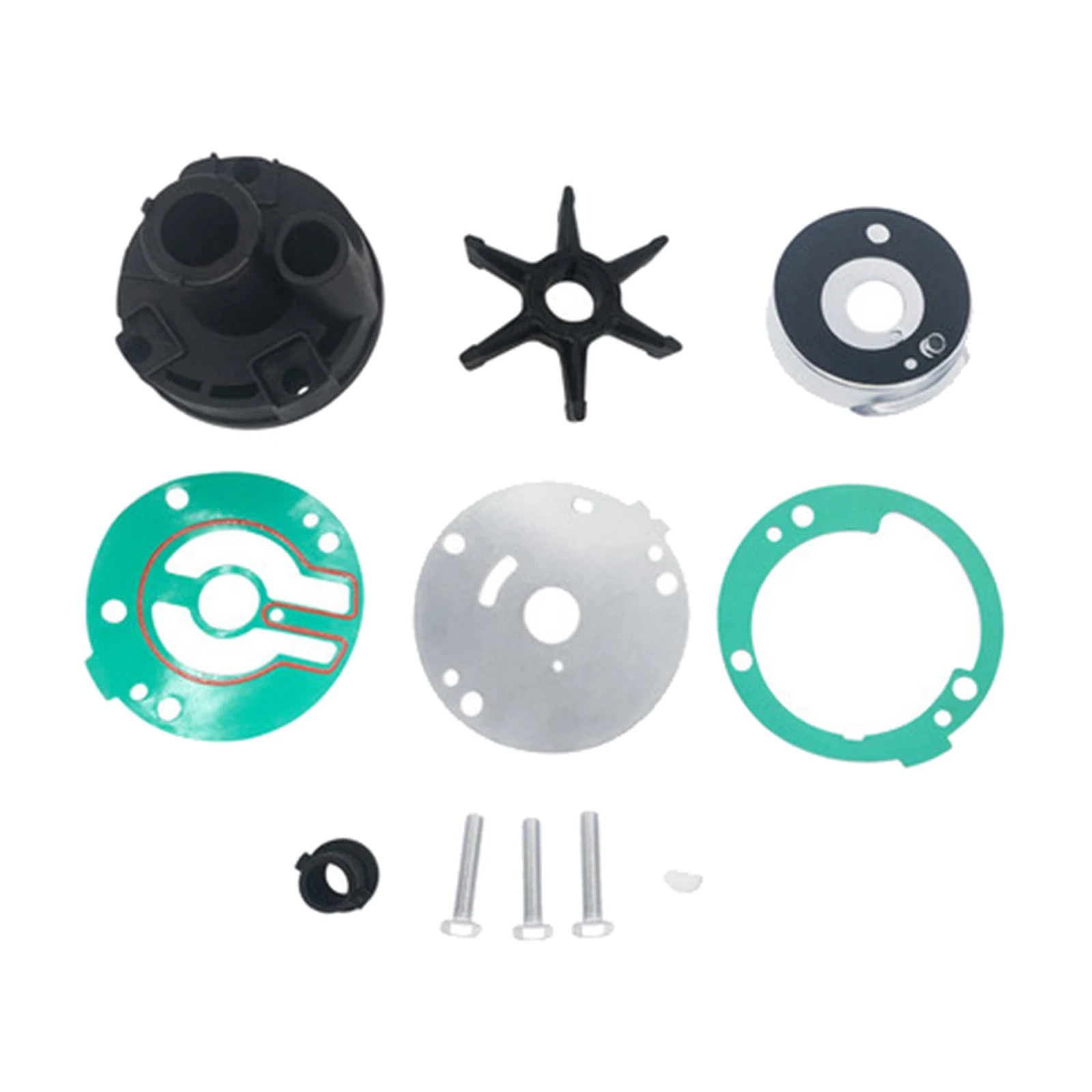689-W0078 Water Pump Impeller Repair Kit for Yamaha 25HP 30HP 18-3427 689-W0078-04-00 689-W0078-06 Outboard Engines Replace