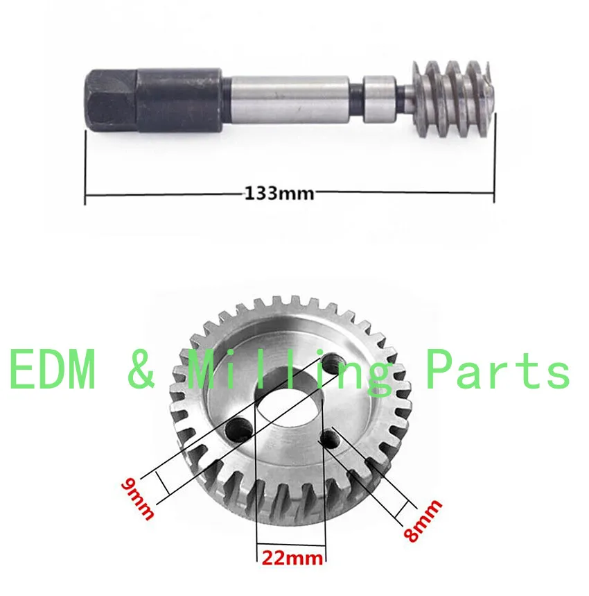 Adjust Worm For Bridgeport Milling Machine Parts Details about   Mill Head Gear Tilt Turbine 