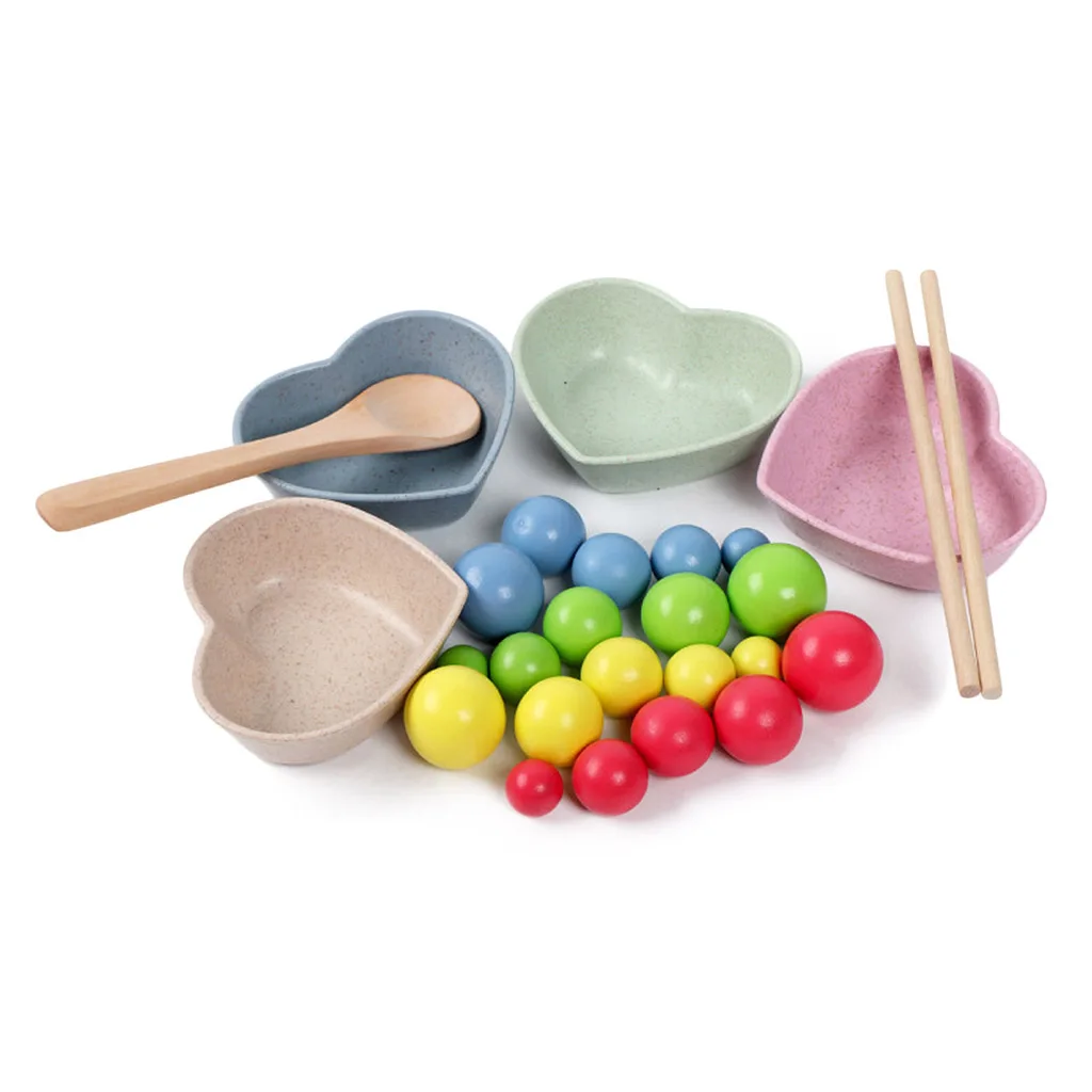 Children Kids Clamp Beads Chopsticks Training Early Developmental Toys Gift