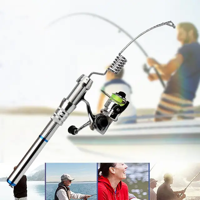 Portable Pocket Telescopic Spinning Mini Fishing Carpe Rod With