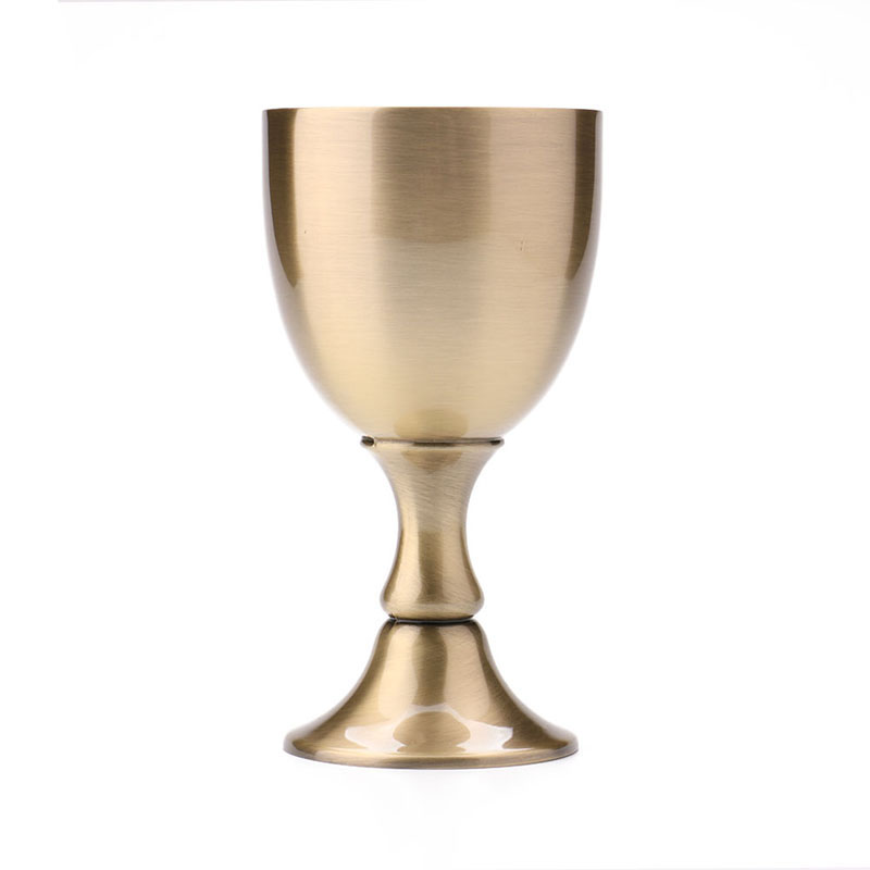 100ML Vintage Hand-made Reinem Kupfer Wein Glas Wasser Becher Einzigartige Retro Wein Cup Mini Tasse Champagner Tasse rotwein Kelch £ – Detail 1