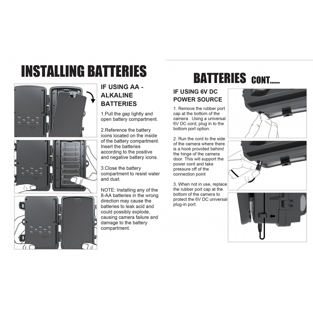HC801-A 1080P HD 16MP Hunting Camera Waterproof IP56 Outdoor Trail Cam Trap