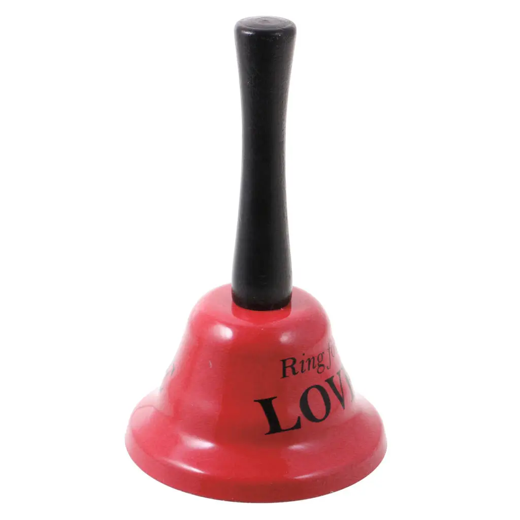 Funny Lovers Couple Ring for Love/Sex/Kiss Bell Party Toy Gag Gift Joke Game Prop Wedding Hen Night Party Gift Favors