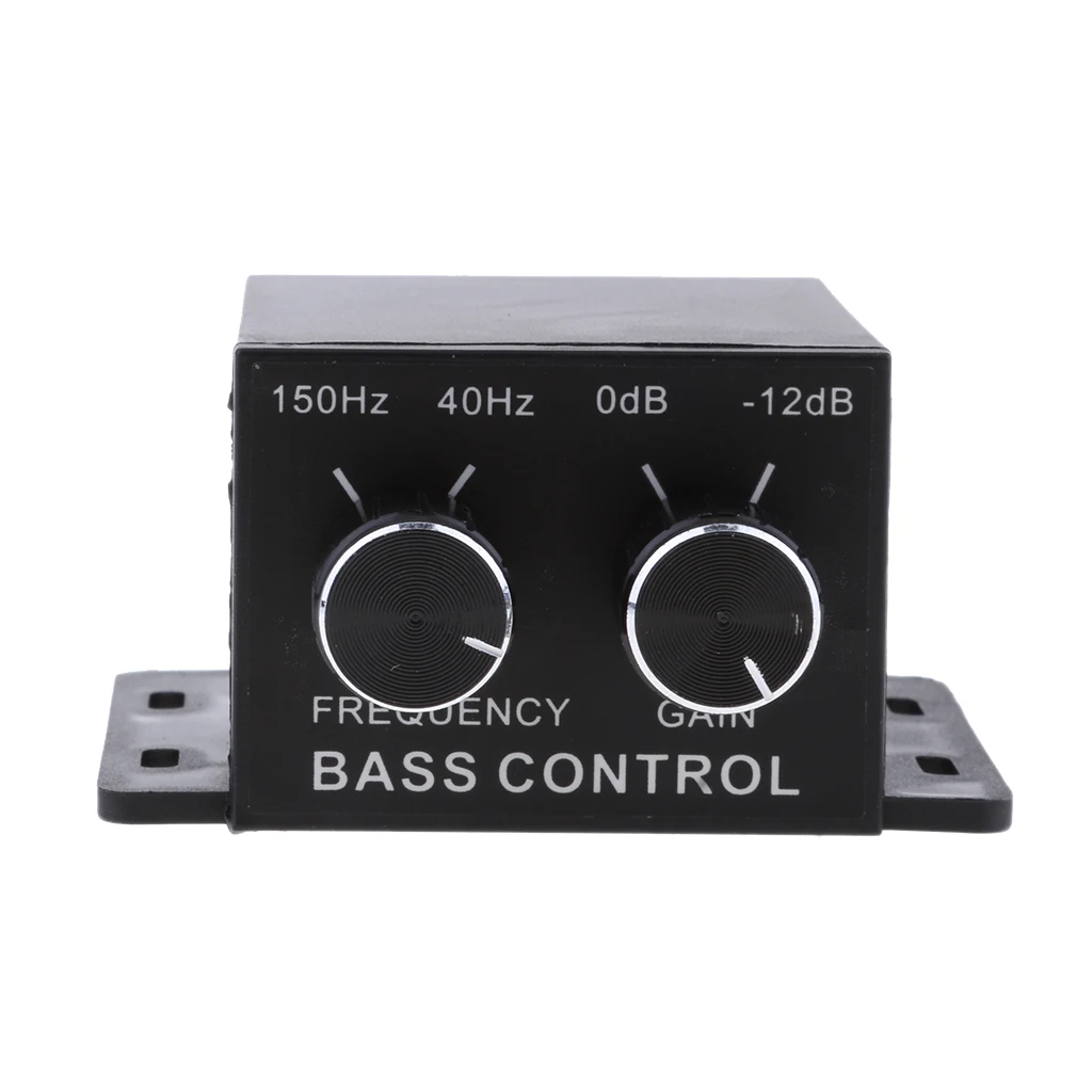 Car Bass RAC Adjust Amplifier Subwoofer Equalizer Crossover Controller Knob