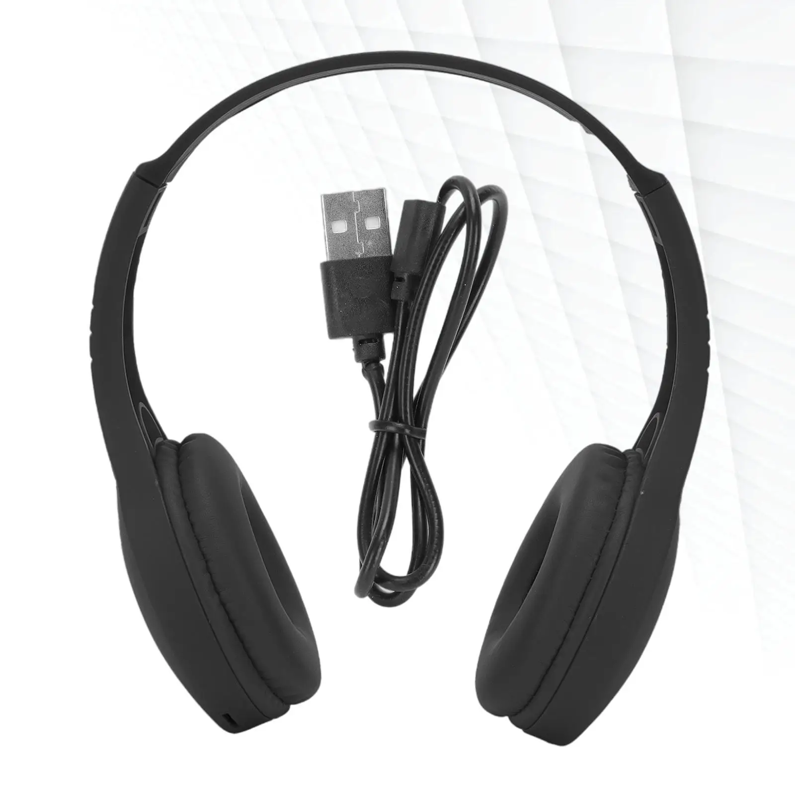 Over-Ear Wireless Headphones Active Noise Canceling Bluetooth Headset for Travel Office Computer Games Laptop TV Smartphones