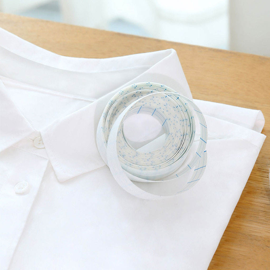 8M Collar Sweat Pad Tape Self-Adhesive Grime Protector Disposable Dry Sticker Unisex Shirt Antiperspirant Hats Absorbent Sticker