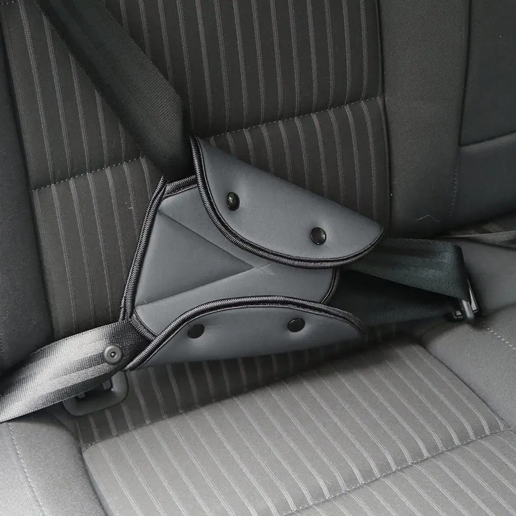 Icefei Seat Belt Adjuster for Kids Auto Shoulder Neck Strap Regulator Car Seatbelt Safety Cover Triangle Positioner for Short People Baby Children 