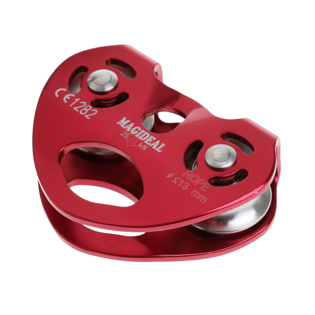 High  ​​ Trolley Rock Climbing Double Pulley 25KN 5600Lb