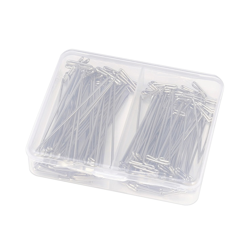 100 Piece T Pin, T- Pins For Modeling Wigs, 2 Sizes 54mm And 45mm