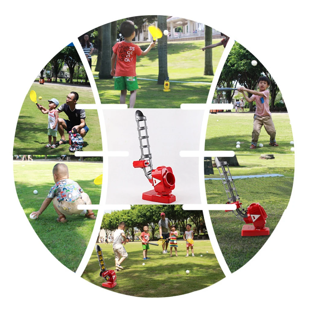 Baseball Pitching Machines Tennis Training Learning Active Toys Outdoors Sports 