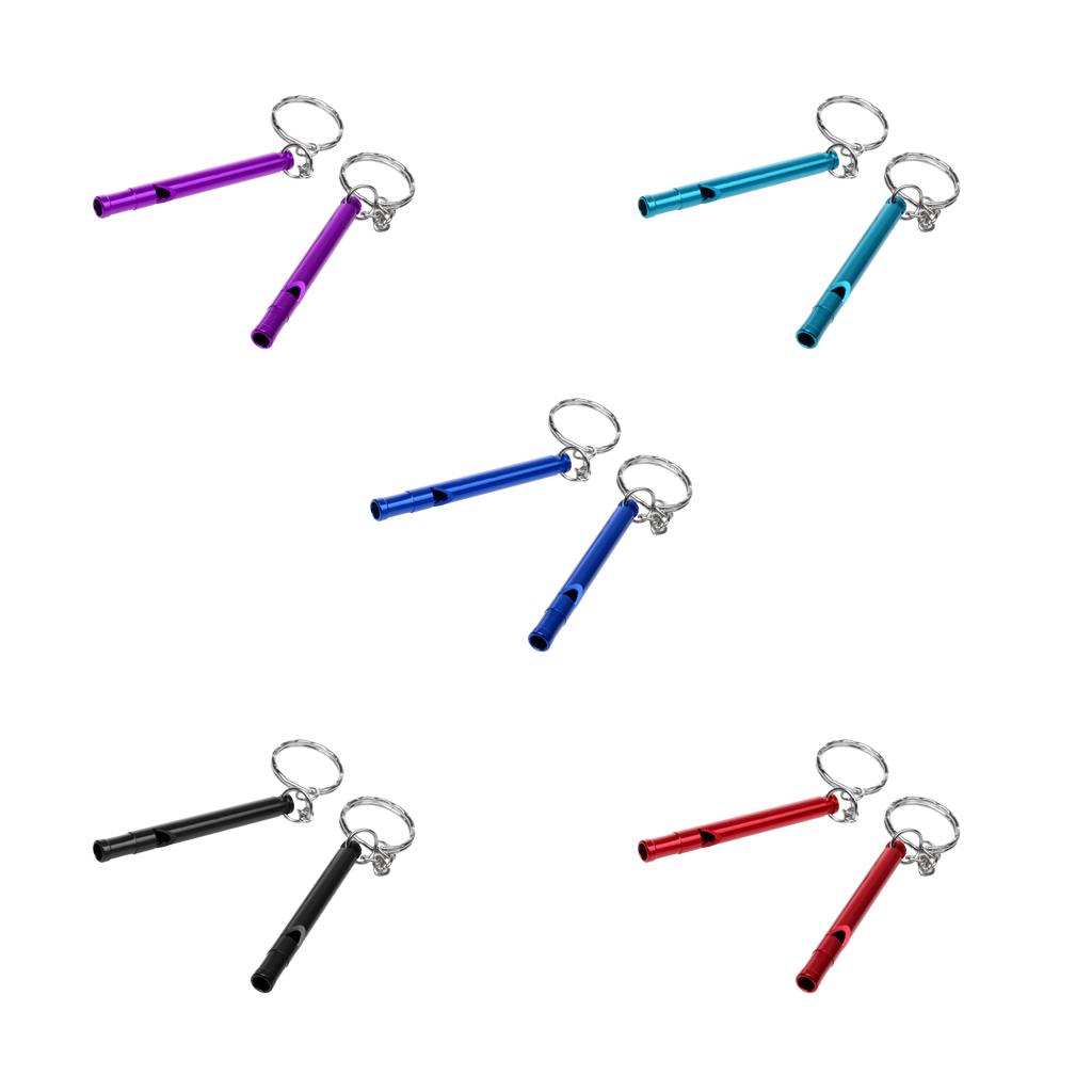 High Quality 2pcs Outdoor Survival Camping Training Emergency Safety Whistle School Football Training Travel Hiking Access Tool