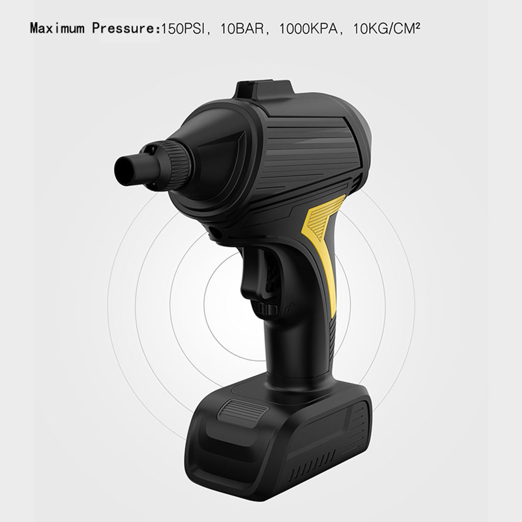 12V Wireless Car Tyre Tire Inflator Pump 120W Car Air Compressor 150 PSI  Tire Inflator Digital Inflatable Pump With Gas Pipe