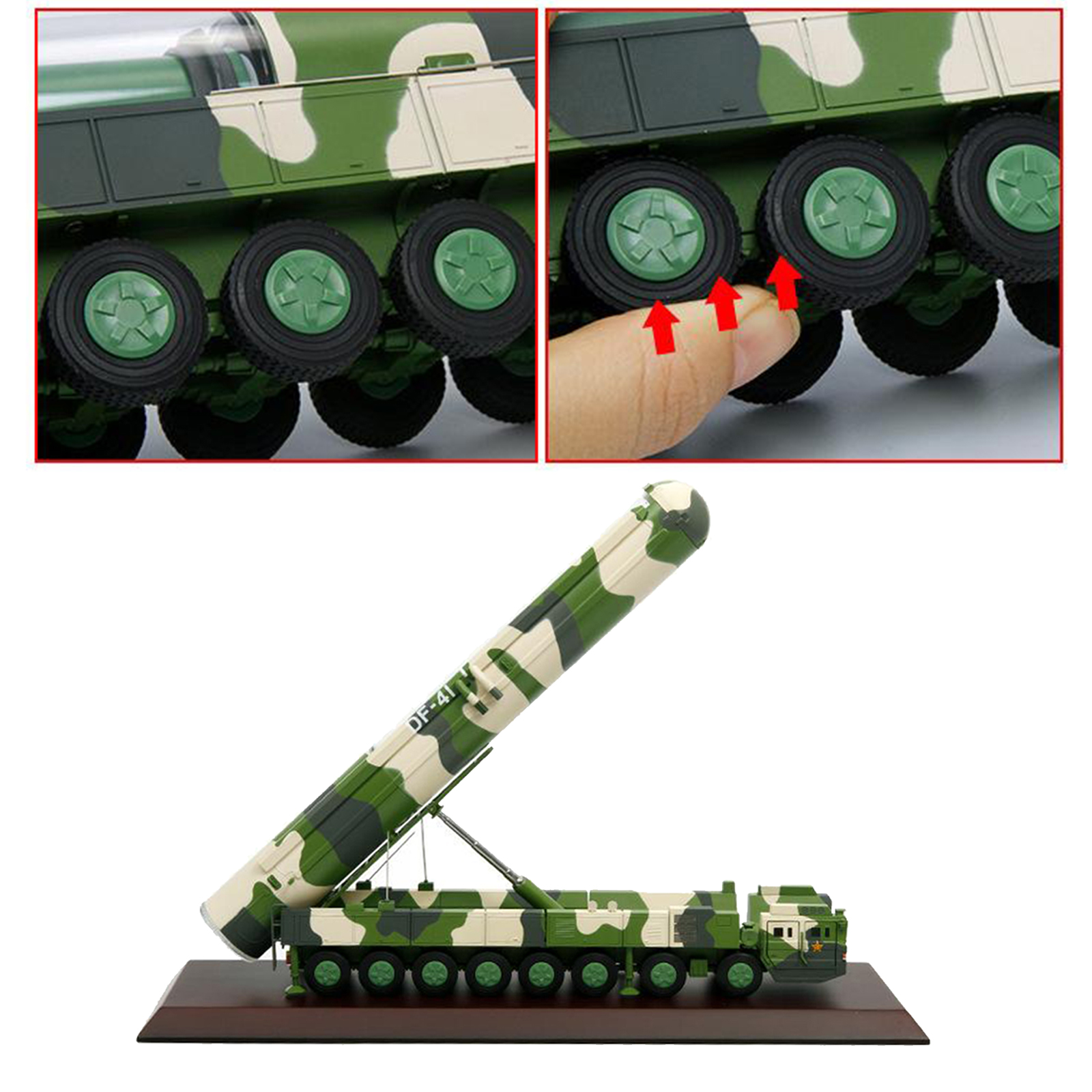 Diecast Model Toy Intercontinental Ballistic Missile Hobby Toy Gift