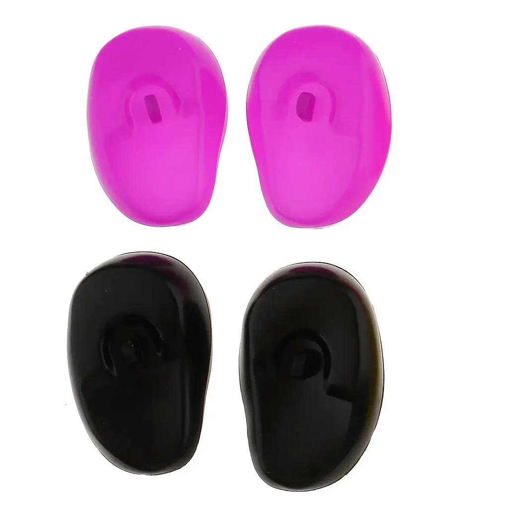 4 Pairs of Reusable Silicone Earmuffs, Dye Protector for Him