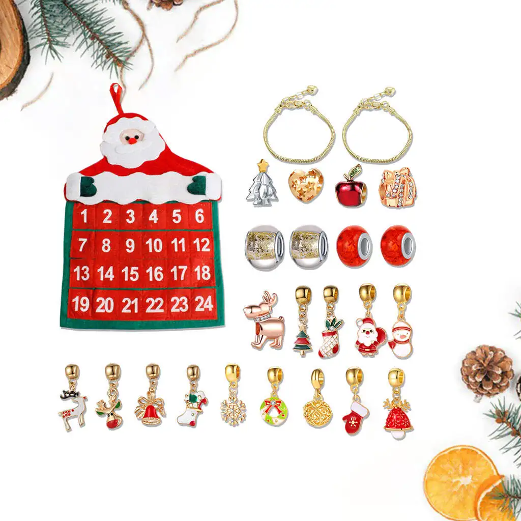 CALENDAR of THE 24PCS CHARMS of CHARM of CHARMING 24PCS HELP for THE