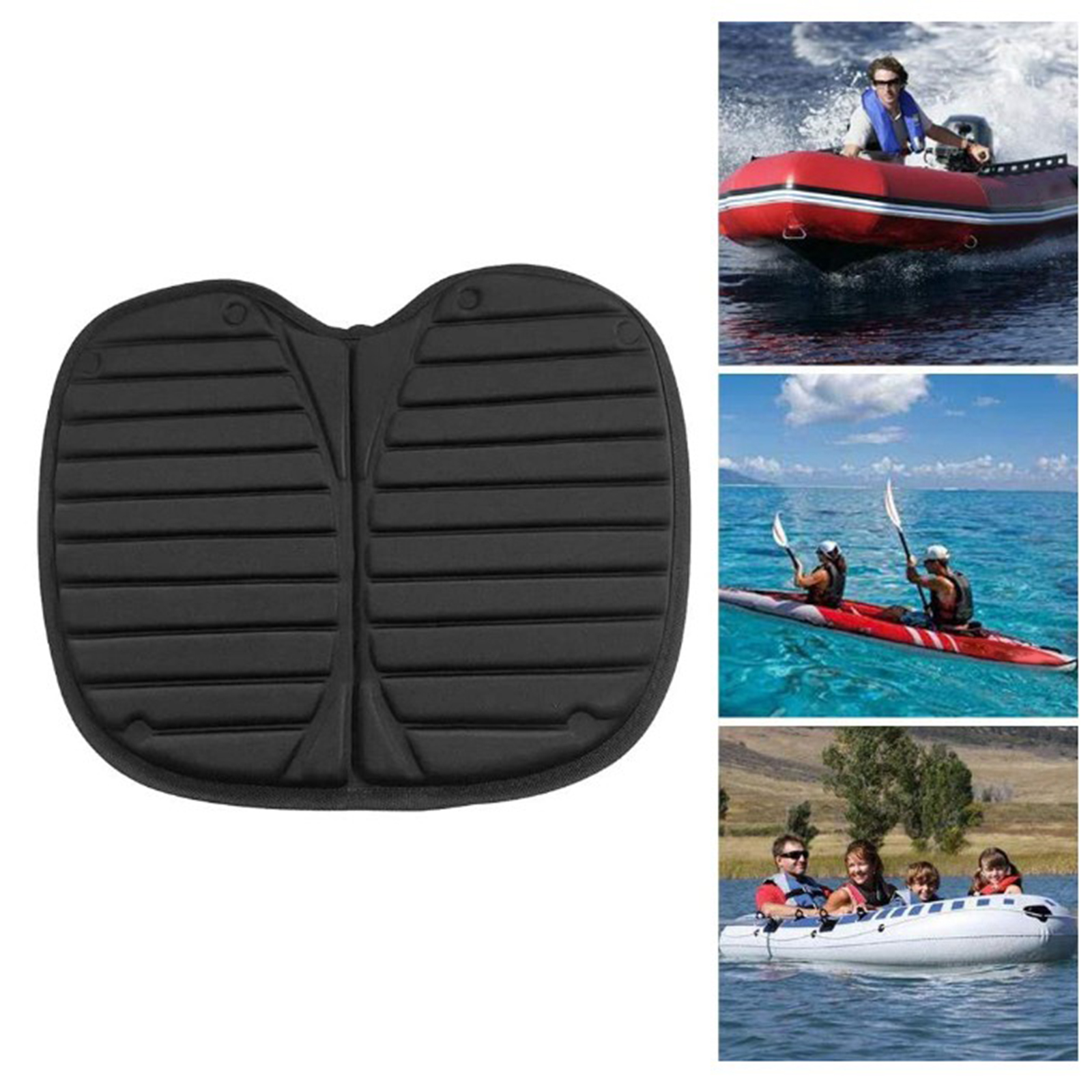 Durable Kayak Seat Cushion EVA Padded Pad Stadium Seats Comfortable Pads