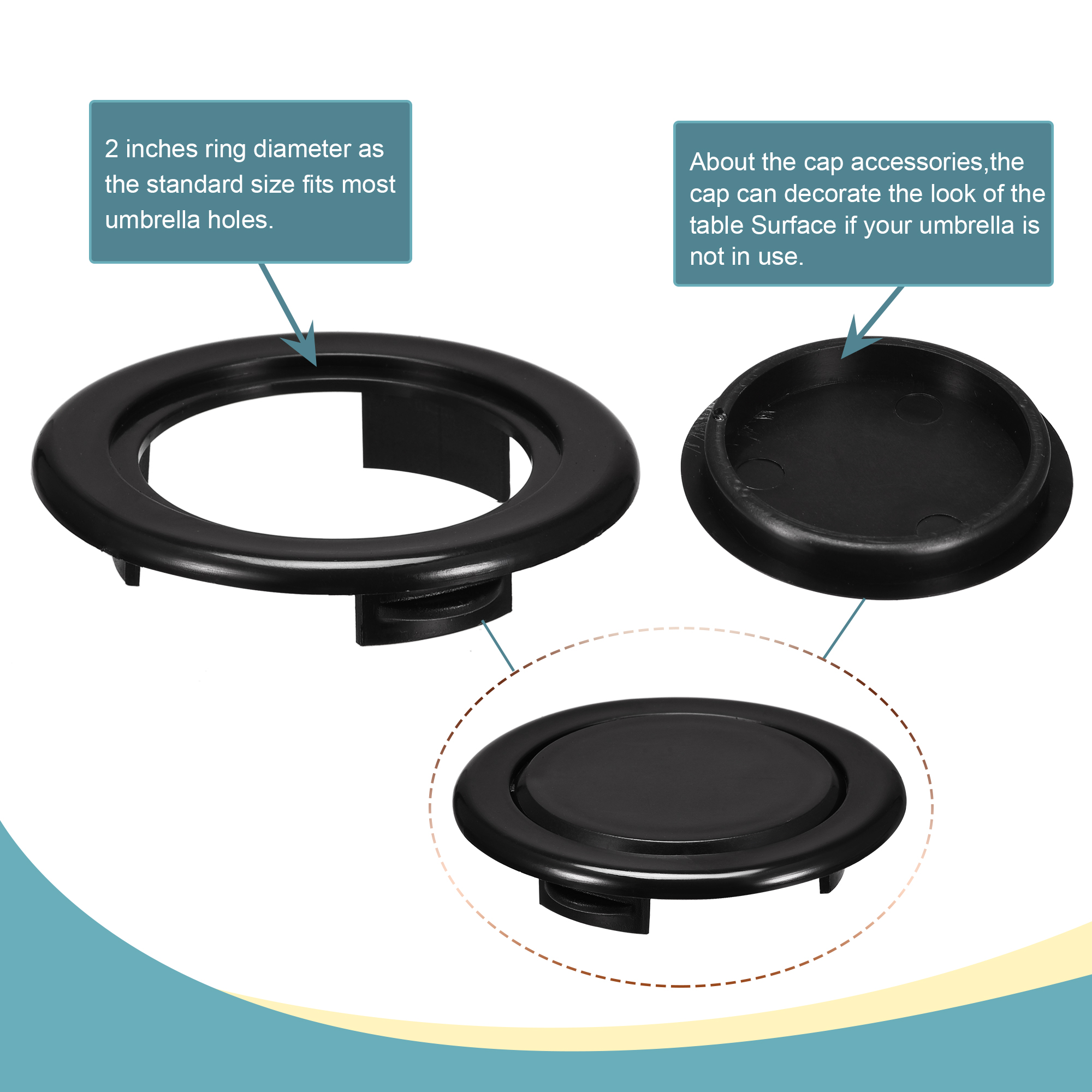 Umbrella Cone Wedge Plug Patio Table Umbrella Cone Wedge Ring Plug For